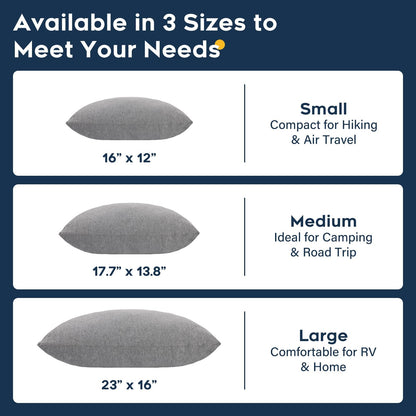 CushyOasis shredded memory foam travel neck pillow with washable cover, eye mask, and earplugs for comfortable travel support.