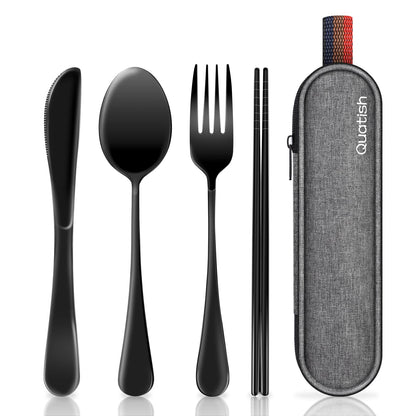Travel Utensils with Case