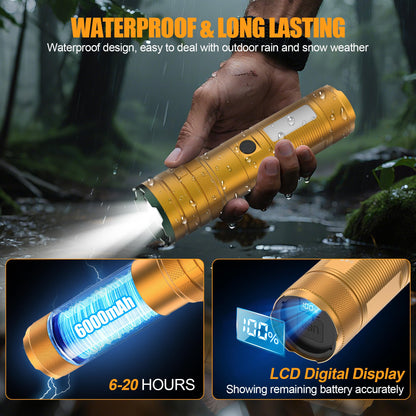Rechargeable Flashlights High Lumens 100,000